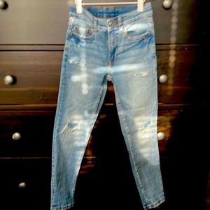 ZARA BOYS DISTRESSED JEANS SIZE 9